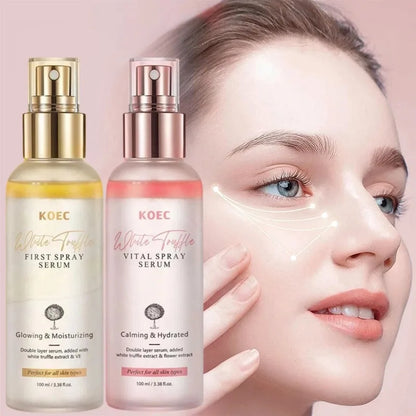 Korean KOEC Original White Truffle Extract First Spray Facial Serum Antioxidant Face Glowing Essence Portable Skincare Makeup