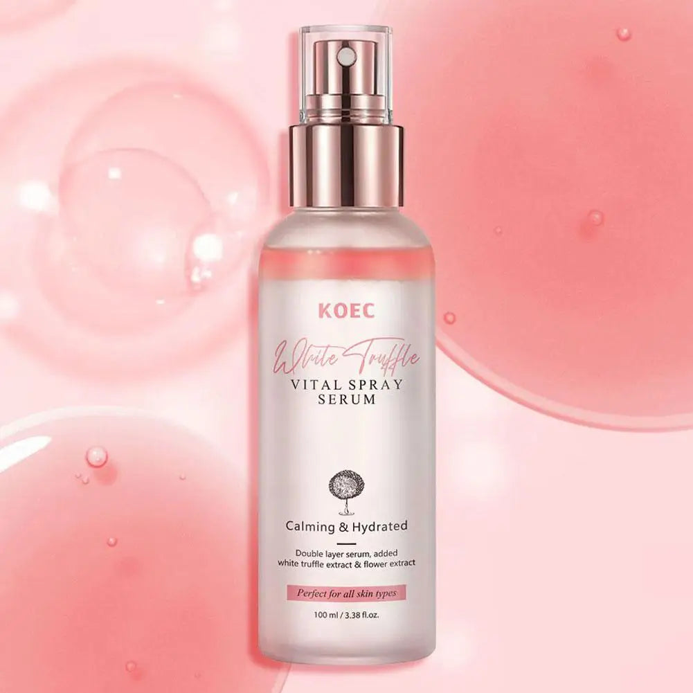 Korean KOEC Original White Truffle Extract First Spray Facial Serum Antioxidant Face Glowing Essence Portable Skincare Makeup